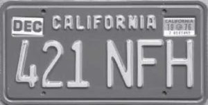 licenseplate